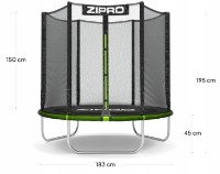 Trambulina Zipro Jump Pro 183cm imaginea #4 — magazin online Desire.md