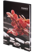 Caiet Axent A5 Red & Black Flower 96p (8457-7-A) imaginea #2 — magazin online Desire.md