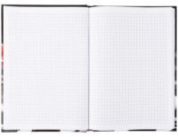 Caiet Axent A5 Red & Black Flower 96p (8457-7-A) imaginea #3 — magazin online Desire.md