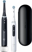Periuţa de dinţi electrică Oral-B iO 5 Duo Black/Quite White imaginea #1 — magazin online Desire.md