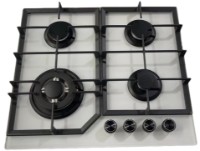 Plită incorporabilă cu gaz Tornado H77-6004SR Matt Glass White