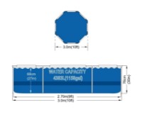 Piscină Avenli 12391VETS Promo Set imaginea #5 — magazin online Desire.md