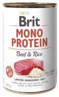 Hrană umedă pentru câini Brit Mono Protein Beef & Rice 400g