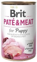 Hrană umedă pentru câini Brit Pate & Meat Chicken & Turkey Puppy 400g