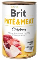 Hrană umedă pentru câini Brit Pate & Meat Chicken 400g