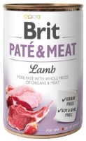 Hrană umedă pentru câini Brit Pate & Meat Lamb 400g