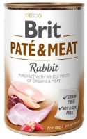 Hrană umedă pentru câini Brit Pate & Meat Rabbit 400g