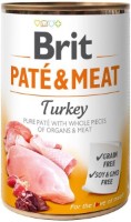 Hrană umedă pentru câini Brit Pate & Meat Turkey 400g