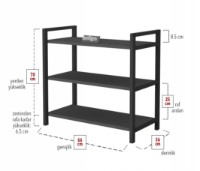 Rafturi pentru pantofi Bofigo 18-01-08 Anthracite imaginea #2 — magazin online Desire.md