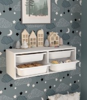 Cutie depozitare pentru jucării Nex Home AYCA-4-BYZ White imaginea #1 — magazin online Desire.md