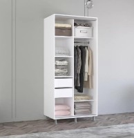 Dulap cu uşi glisante Mobildor-Lux Aron 140x220 White (aron856) imaginea #2 — magazin online Desire.md