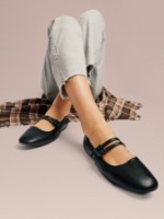 Балетки женские Keddo 957002/03-01 Black, s.38 фото №2 — интернет-магазин Desire.md