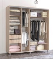 Шкаф-купе Mobildor-Lux Aron Mirror 200x200 Oak Sonoma (aron1884) фото №2 — интернет-магазин Desire.md