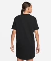 Rochie dame Nike W Nsw Essntl Ss Dress Tshrt Black/White, s.XL imaginea #2 — magazin online Desire.md