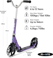 Trotinetă Micro Cruiser LED Purple (SA0251) imaginea #6 — magazin online Desire.md