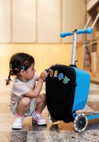 Самокат Micro Luggage Junior Patch & Play Blue (ML0036) фото №6 — интернет-магазин Desire.md