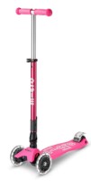 Самокат Micro Maxi Deluxe Foldable LED Shocking Pink (MMD096) фото №1 — интернет-магазин Desire.md