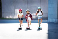 Самокат Micro Maxi Deluxe Foldable LED Volcano Grey (MMD094) фото №2 — интернет-магазин Desire.md