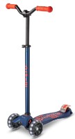 Самокат Micro Maxi Deluxe Pro LED Navy Red (MMD044)