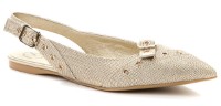 Balerini penru femei Betsy 947057/01-04 Beige/Gold, s.41 imaginea #5 — magazin online Desire.md