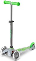 Самокат Micro Mini Deluxe Flux LED Neon Green (MMD201)