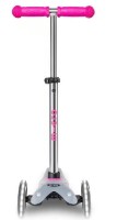 Самокат Micro Mini Deluxe Flux LED Neon Pink (MMD203) фото №3 — интернет-магазин Desire.md