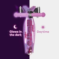 Самокат Micro Maxi Deluxe Glow LED Plus Luminous Purple (MMD378) фото №7 — интернет-магазин Desire.md
