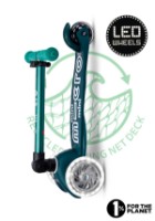 Самокат Micro Mini Deluxe Foldable Eco LED Green (MMD222) фото №4 — интернет-магазин Desire.md