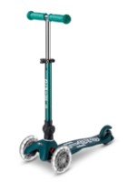 Самокат Micro Mini Deluxe Foldable Eco LED Green (MMD222)