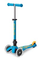 Самокат Micro Mini Deluxe Foldable LED Ocean Blue (MMD200)