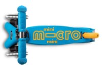 Самокат Micro Mini Deluxe Foldable LED Ocean Blue (MMD200) фото №2 — интернет-магазин Desire.md