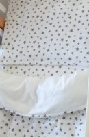 Lenjerie de pat pentru copii Veres Stars Gray (154.5.04.50