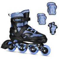Role cu set de protecție Nils Extreme, s.35-38 Blue (NA0189) imaginea #6 — magazin online Desire.md