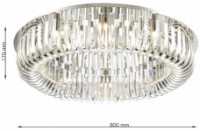 Потолочный светильник Cellini Carv CLN131-D80C фото №3 — интернет-магазин Desire.md