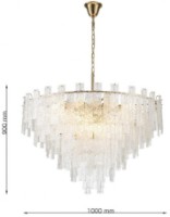 Люстра Cellini Icelux CLN133-D100 фото №3 — интернет-магазин Desire.md