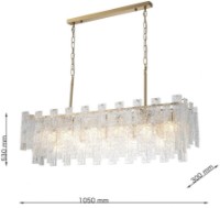 Люстра Cellini Icelux CLN133-L105 фото №3 — интернет-магазин Desire.md