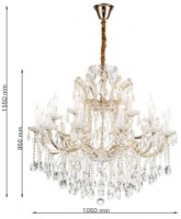 Люстра Cellini Teresa CLN122-18 фото №3 — интернет-магазин Desire.md