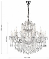 Люстра Cellini Teresa CLN123-18 фото №3 — интернет-магазин Desire.md