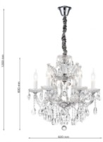 Lustră Cellini Teresa CLN123-6 imaginea #3 — magazin online Desire.md