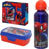Set сutie sandwich și sticlă de apă Kids Licensing Spiderman (SP50006)