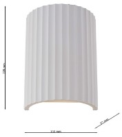 Бра Lampardi Concrete LP5173-1W фото №3 — интернет-магазин Desire.md