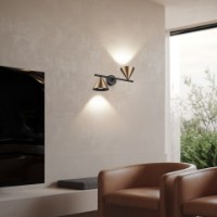 Бра Lampardi Horn LP9031-2W фото №2 — интернет-магазин Desire.md