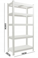 Cтеллаж складской GardenLine GWI7378 150x70x30cm фото №6 — интернет-магазин Desire.md