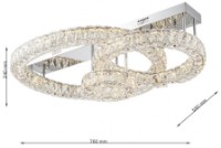 Потолочный светильник Lampardi Infinity LP119-3C  фото №3 — интернет-магазин Desire.md