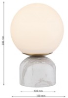 Настольная лампа Lampardi Marble LP5193-1T фото №3 — интернет-магазин Desire.md