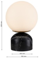 Veioză birou Lampardi Marble LP5194-1T imaginea #3 — magazin online Desire.md