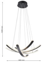 Lustră Lampardi Saturn LP5229-D60 imaginea #3 — magazin online Desire.md