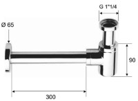 Sifon pentru bideu Remer Minimal 958B imaginea #2 — magazin online Desire.md