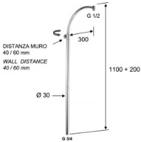 Bara de duș Remer Lux 329R imaginea #2 — magazin online Desire.md