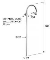 Bara de duș Remer Lux 329L imaginea #2 — magazin online Desire.md